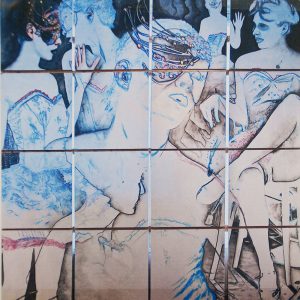 16 - Mixed Media on wood panels