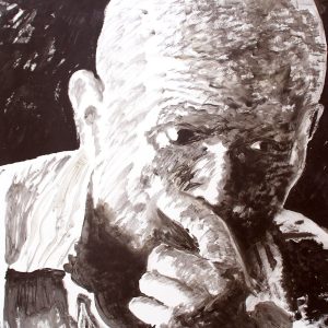 Self Portrait no2 - Acrylic on paper